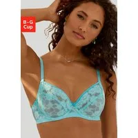 LASCANA Bügel-BH aus zarter, elastischer Jacquardspitze und feinem Mesh, sexy Dessous