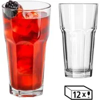 LIBBEY Gläser-Set Cooler Glas -GIBRALTAR- 473 ml, Ø: 8,5 cm, H: 16 cm, 12er Set, 12-tlg., Glas, hochwertig verarbeitet, im modernen Design