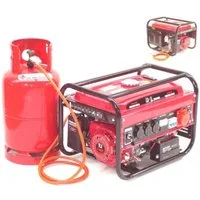 Apex Stromgenerator Gas- u. Benzin-Generator Stromerzeuger 2800 LPG E-Start 06290, (1-tlg)