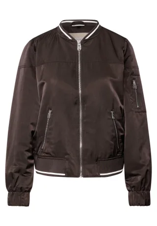 Street One - Satin Blouson braun - Gr. - 34