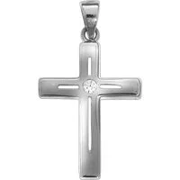 Vivance by Lascana Kettenanhänger 925 Silber rhodiniert Kreuz