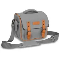 PEDEA Kameratasche VINTAGE Fototasche für Spiegelreflexkamera DSLR SLR, Regenschutz, Schultergurt, Zubehörfächer