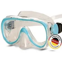 AQUAZON Taucherbrille DOLPHIN, Schnorchelbrille für Kinder 7-12 Jahre, Tempered glas