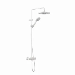 Kludi DIVE Dive X 3S Thermostat-Dual-Shower-System 6906753-00 mit Handbrause, weiß matt