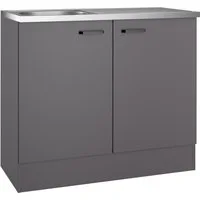OPTIFIT Spülenschrank OPTImulti Breite 100 cm, Tiefe 50 cm, mit Spülenauflage