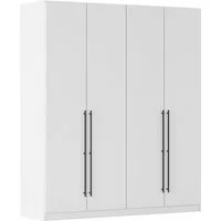 OTTO home Kleiderschrank Mehrzweckschrank Aktenschrank Möbel Mietswohnung Schlafzimmer AVOLA (3 verschiedene Ausstattungen BASIC/CLASSIC/PREMIUM (inkl. SOFT-CLOSE) mit hochwertigen Stangengriffen in Schwarz aus Metall MADE IN GERMANY