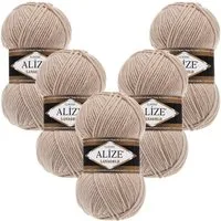 Alize 5 x ALIZE Lanagold Häkelwolle, 240 m, Handstrickgarn,Yarn,Strickgarn,Häkeln