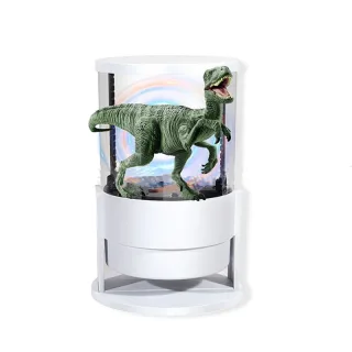 3D Hologram Projector Fan With Built-in Bluetooth Speaker 360° Viewing Angle Cylindrica Screen Advertising Display Machi