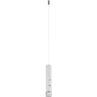 GLOBO LIGHTING LED Pendelleuchte, Dimmfunktion, LED fest integriert, Warmweiß, 2in1 Akku-Lampe Weiß: Hängelampe einflammig & Taschenlampe, Ø 3,8cm