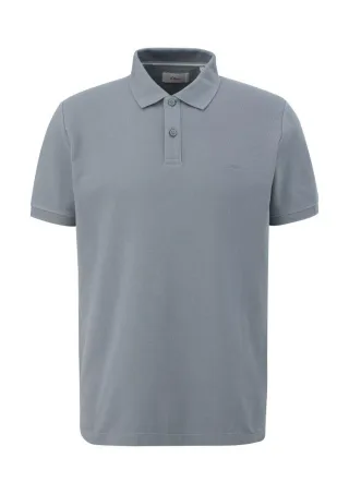 s.Oliver Red Label - Poloshirt aus Baumwolle grau - Gr. - L