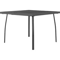 vidaXL Gartentisch Gartentisch Anthrazit 100x100x72 cm Stahlgitter (1-St)
