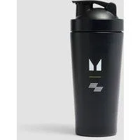 Myprotein Hyrox-Shaker aus recyceltem Metall – Schwarz