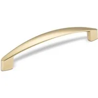 SO-TECH® Möbelgriff Bügelgriff UN17 BA 96 mm oder 128 mm, Lochabstand 128 mm Messingoptik - inkl. Schrauben