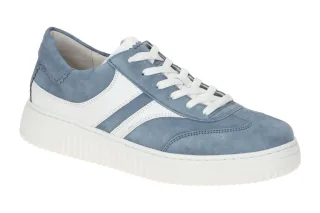 Gabor 86.406 - GABOR COMFORT Damen Sneaker Blau/Wei? XL-ExtraLight Sohle