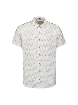 No Excess - Shirt Short Sleeve Allover Printed white - Gr. - XL