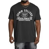 Jack & Jones T-Shirt Big Size Herren T-Shirt mit Logo-Design