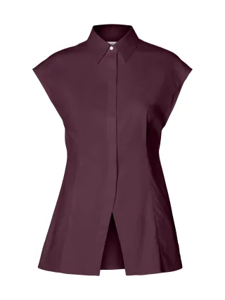 SELECTED WOMEN - SLFDELIA-FINA SLIM SS SHIRT EX fig - Gr. - 40
