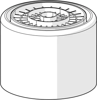 Hansa Luftsprudler HANSA 1017374V STD, M22x1 LP verchromt, 1017374V 1017374V