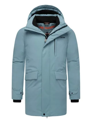 Stone Harbour Herren Winterjacke Emriis mit Fleecefutter & Kapuze