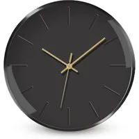 Miraval Wanduhr Analoge Wanduhr: Klassisches Design in Schwarz