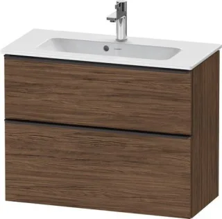 Duravit D-Neo Waschtischunterbau wandhängend Nussbaum dunkel Matt 810x372x625 mm - DE43690BD210000 DE43690BD210000