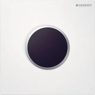 Geberit Abdeckplatte HyTronic Urinal Sigma10 für Urinal-Steuerung ab 2009 weiß/sgl.-chrom 241925KL1