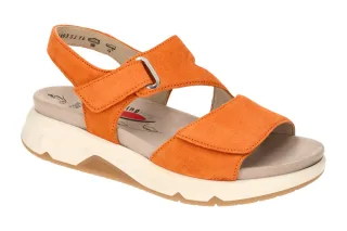 Gabor Sandale 66.885.35 ROLLINGSOFT Orange Mandarine Keilabsatz 1,5cm