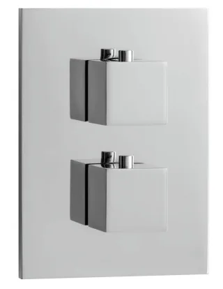 Herzbach Neo Castell Thermostatarmatur Unterputz Fertigset 2 square plus chrom, 11.503050.2.01 11.503050.2.01