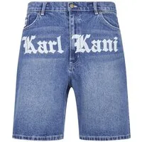 Karl Kani Shorts Karl Kani Herren Karl Kani OG Old English Denim Shorts (1-tlg)