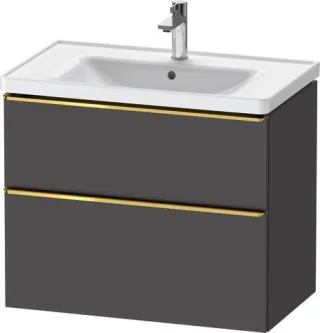 Duravit D-Neo Waschtischunterbau wandhängend Graphit Matt 784x452x625 mm - DE4355034490000 DE4355034490000