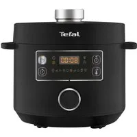 Tefal Multikocher Turbo Cuisine inkl. Dampfgareinsatz, Messbecher, Reislöffel und Kelle, 1000 W, 5 l Schüssel, elektr. Schnellkochtopf, 10 aut. Programme, 1-Knopf-Bedienung, CY7548