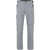 Bergson Outdoorhose ARRESÖ COMFORT Zipp Off Herren Wanderhose, leicht, strapazierfähig, Langgrößen, hellgrau