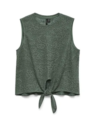 VERO MODA - VMJULIE SL TIE TOP JRS - Gr. - L