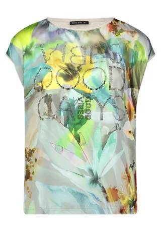 Betty Barclay - Blusenshirt mint/nature - Gr. - 44