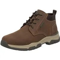 Rieker Schnürboots Stiefelette, Casual Boots mit Schaftrandpolsterung, TEX-Membran