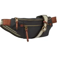 camel active Bauchtasche Bari, aus hochwertigem matten Nylon mit gestreiftem Gewebeband