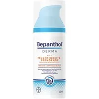 Bepanthol Gesichtspflege Feuchtigkeitsspendende Gesichtscreme mit LSF 25, spendet sofortige & lang anhaltende Feuchtigkeit für bis zu 48h