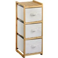 KESPER® Regal Aufbewahrungsregal l mit 3 Boxen, Bambus, FSC, 1-tlg.