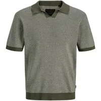 Jack & Jones Poloshirt Blahudson Knit Split Neck mit Splitneck-Ausschnitt