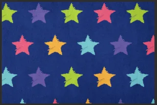 Fussmatte Sterne 4686 | Größe: 60 cm x 45 cm