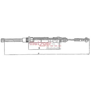 Metzger Bremsseil hinten links Peugeot 405 Break