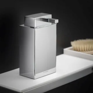 Cosmic Bath Life Stand-Seifenspender 8x8,2x15 cm, chrom, 2290104 WJC229A0004001