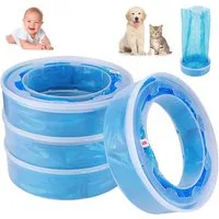 FELIXLEO Katzentoilette 4er-Pack Nachfüllpackungen Katzentoiletten, Geruchsresistent
