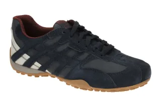 Geox Herrenschuhe U55MNA 022EK C4002 Navy Suede Sneakers wasserdicht atmungsa...