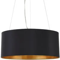 EGLO Hängeleuchte MASERLO, ohne Leuchtmittel, Leuchtmittel wechselbar, Pendelleuchte, Pendellampe, Wohnzimmer, Esszimmer, gemütlich, 110x53cm