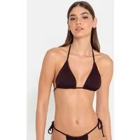 LSCN by LASCANA Triangel-Bikini-Top Nele, mit glänzender Beschichtung
