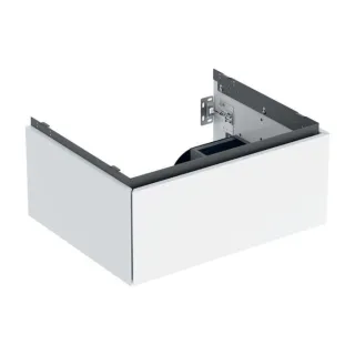 Geberit One Waschtisch-Unterschrank 505071001 59,2 x 50,4 x 47 cm, weiß/lackiert hochglänzend, 1 Schubladen