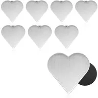 com-four Tischtuchklammern, (8-St), Tischtuchgewichte aus Edelstahl – magnetische Tischtuchklammer
