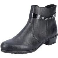 Rieker Stiefelette mit kleiner Zierkette am Schaft, schmale Form