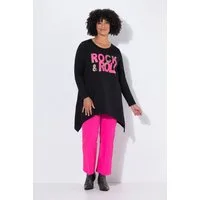 Angel of Style T-Shirt T-Shirt A-Linie Rock 'n Roll Zipfelsaum